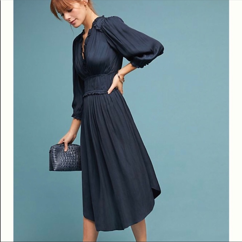 NWT Current Air Draper Ruffled Dress